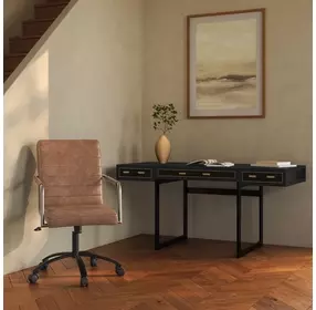 Mako Black Home Office Set