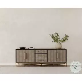 Mako Black And Gray Sideboard