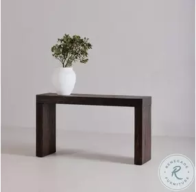 Evander Rustic Brown Console Table