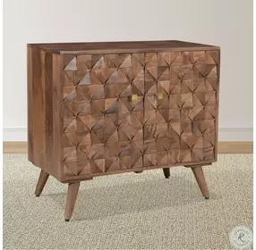 Veneto Matte Walnut Accent Cabinet