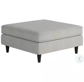 Sugarshack Grey Square 18" Cocktail Ottoman