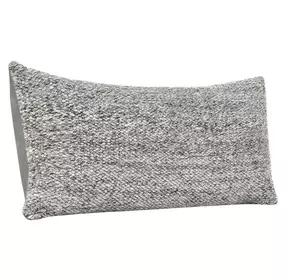 Shades Stella Gray Rectangular Accent Pillow