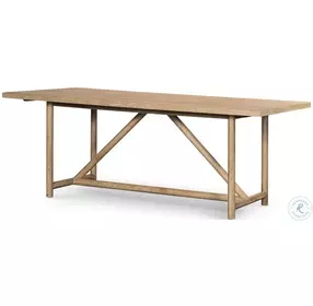 Mika Whitewashed Oak And Whitewashed Oak Dining Room Set