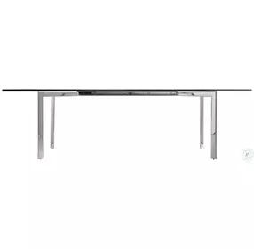 Cristobal Polished Stainless Steel Dining Table