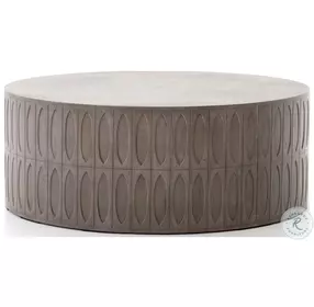 Colorado Dark Grey Drum Occasional Table Set
