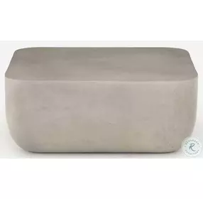 Ivan Grey Concrete Square Coffee Table