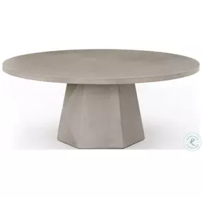 Bowman Grey Concrete Outdoor Occasional Table Set