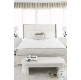 Axiom Linear Grey And White 26" Nightstand