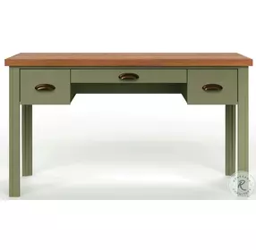 Vineyard Sage Green And Fruitwood Writing Desk