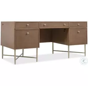 Ode Light Earth Tone Executive Home Office Set