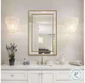 W-00538 Gold Mirror