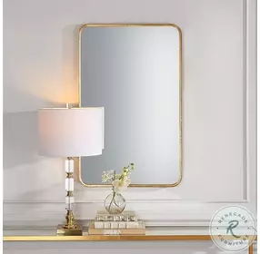 W-00545 Gold Leaf Mirror