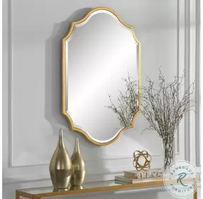 W00563 Gold Leaf Mirror