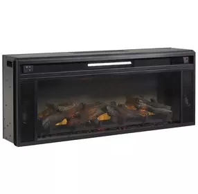 Entertainment Accessories Black Fireplace Insert