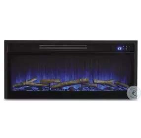 Entertainment Accessories Black 33" Fireplace Insert