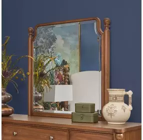 Azalea Walnut Rectangular Dresser Mirror