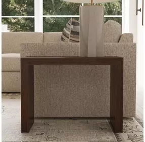 Waterfall Dark Brown Rectangular Accent Table