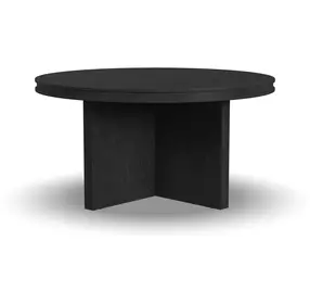 Waterfall Deep Ebony Round Occasional Table Set