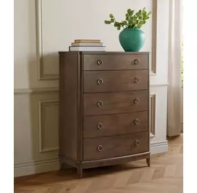 Bellevue Whiskey Brown 5 Drawer Chest