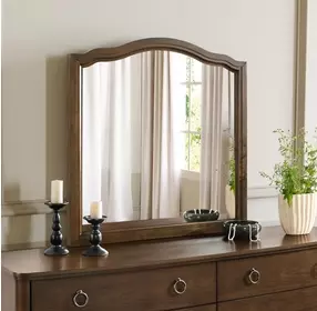 Bellevue Whiskey Brown Rectangular Dresser Mirror