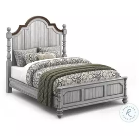 Plymouth Distressed Gray Wash Poster Bedroom Set