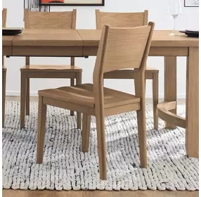 Normandy Warm Driftwood Dining Chair Set of 2