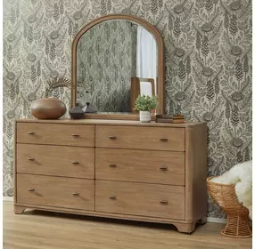 Normandy Warm Driftwood 6 Drawer Dresser