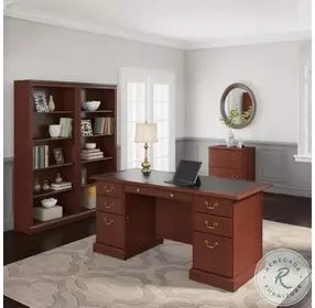 Saratoga Harvest Cherry Bookcase - 5 Shelf