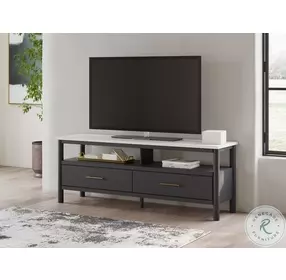 Cadmori Black And White Extra Large TV Stand
