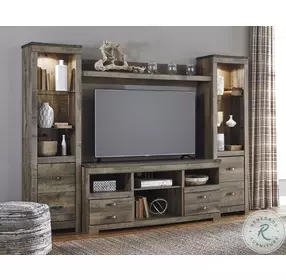 Trinell Rustic Brown 63" TV Stand