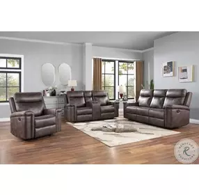 Quade Mocha Glider Recliner