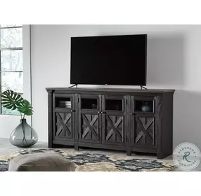 Tyler Creek Black And Gray Extra Large TV Stand