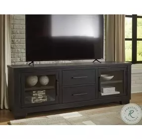 Galliden Black Extra Large TV Stand