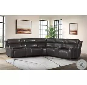 Wainwright Charcoal Grey Dual Power Recliner