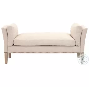 Warner Performance Bisque French Linen Bench