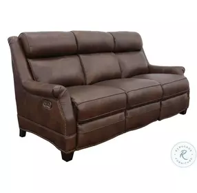 Warrendale Worthington Cognac Leather Power Reclining Living Room Set with Power Headrest