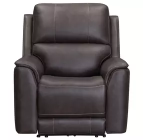 Eldridge Steamboat Brown Leather Zero Gravity Power Recliner with USB Charging