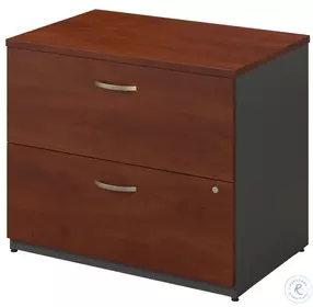 Series C Hansen Cherry 36 Inch 2-Drawer Lateral File