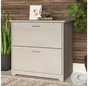 Cabot Linen White Oak 2 Drawer Lateral File Cabinet