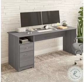 Cabot Modern Gray 72" Computer Desk