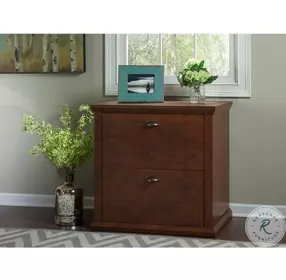 Yorktown Antique Cherry 2 Drawer Lateral File Cabinet