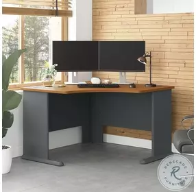 Series A Natural Cherry 48" Corner Desk