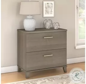 Somerset Ash Gray 2 Drawer Lateral File Cabinet
