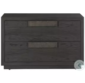 Keali Ebonized Pine Nightstand