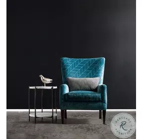 Blythe White Onyx And Black Accent Table