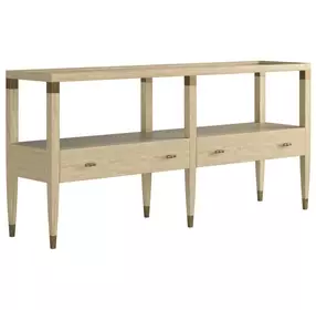 Eave Sundrenched Beige Rectangular Console Table