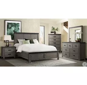 Montauk Gray 5 Drawer Gentlemans Chest