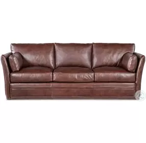 Woodstock Truffle Leather Sofa