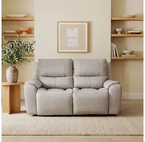 Westchester Platinum 67" Power Reclining Loveseat with Power Headrest and USB Charging