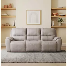 Westchester Platinum 92" Power Reclining Sofa with Power Headrest and USB Charging